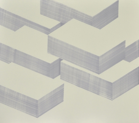 bez tytułu 194, 2012, akryl na płótnie, 140x160 cm